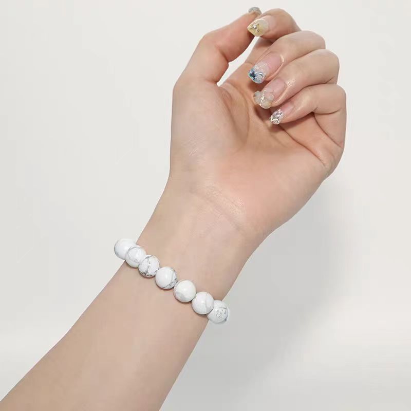 White Howlite Crystal Bracelet