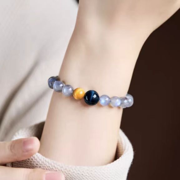Blue Moonstone Crystal Bracelet