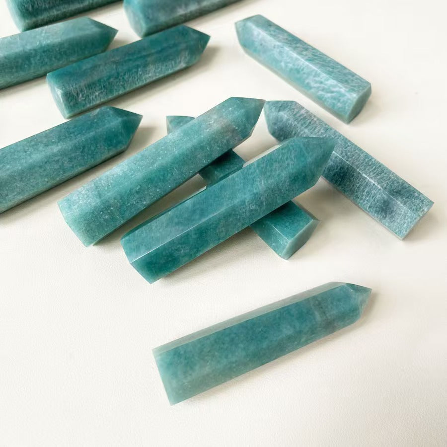 Natural Amazonite Crystal Tower