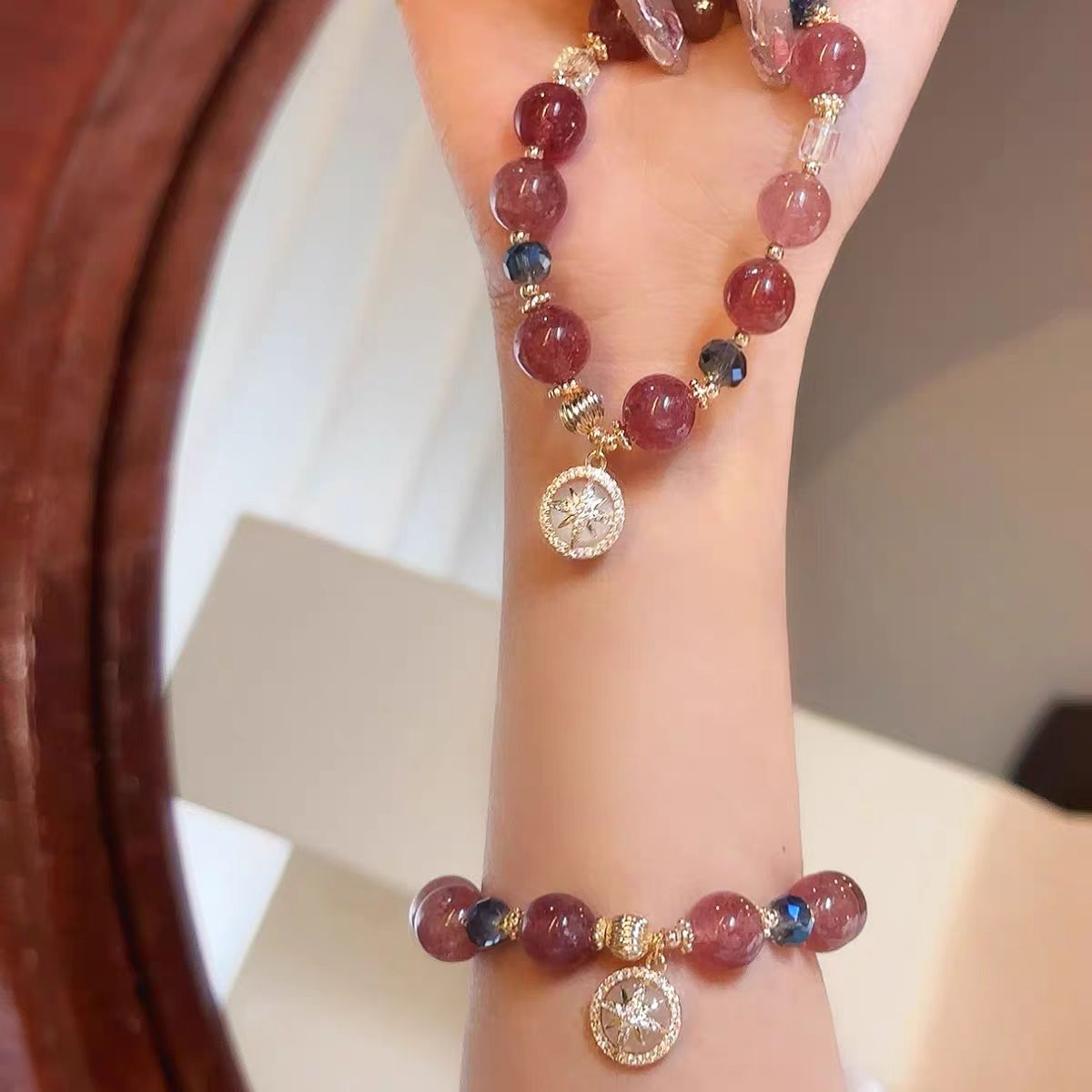 Strawberry Quartz Bracelet