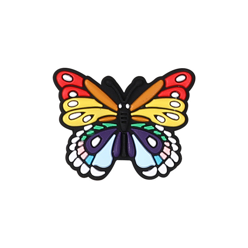 Butterfly Silicone Beads for Kids DIY Jewelry Making – Colorful Insect Focal Beads for Bracelets, Crafts & Accessories(20pcs)