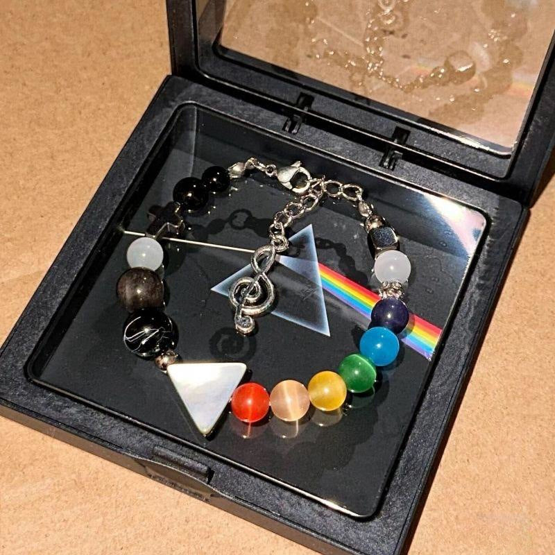 Prism Rainbow Charm Bracelet — Adjustable Chain