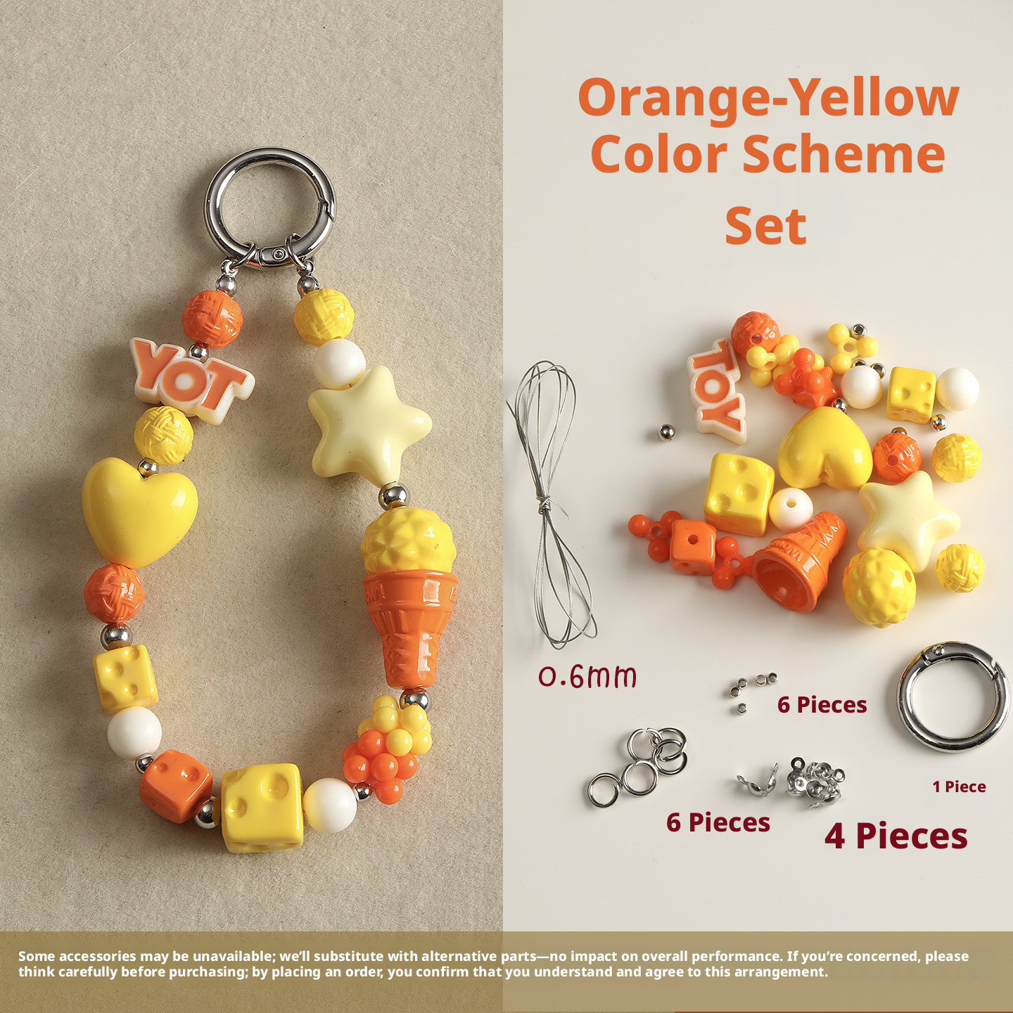Aesthetic Coquette DIY Phone Strap Kit | Pastel Candy Enamel Bead Mix | Custom Pop Mart Mini Figure Bag Charm | Y2K Beaded Keychain Supplies | Personalized Gift for Blind Box Collectors