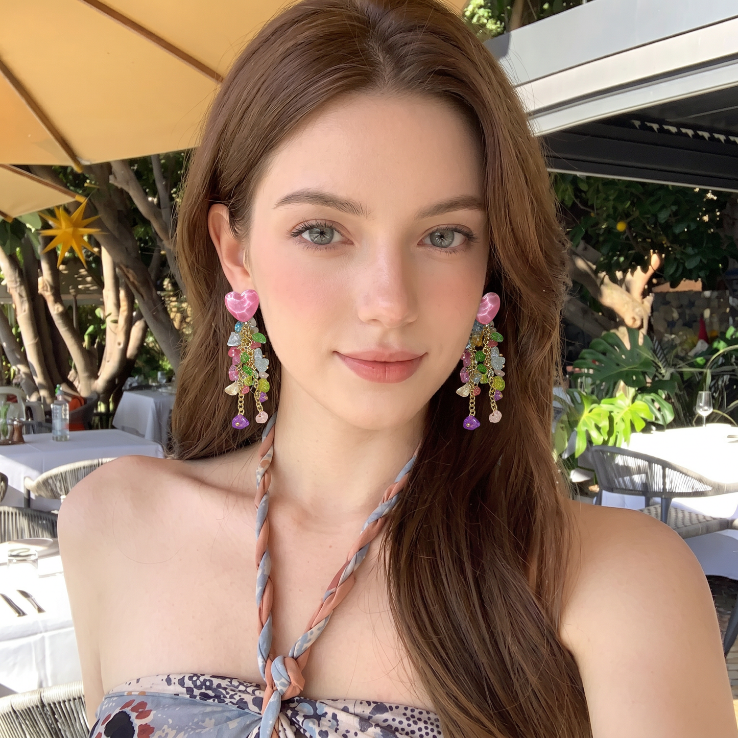 Candy Bloom Drop Earrings