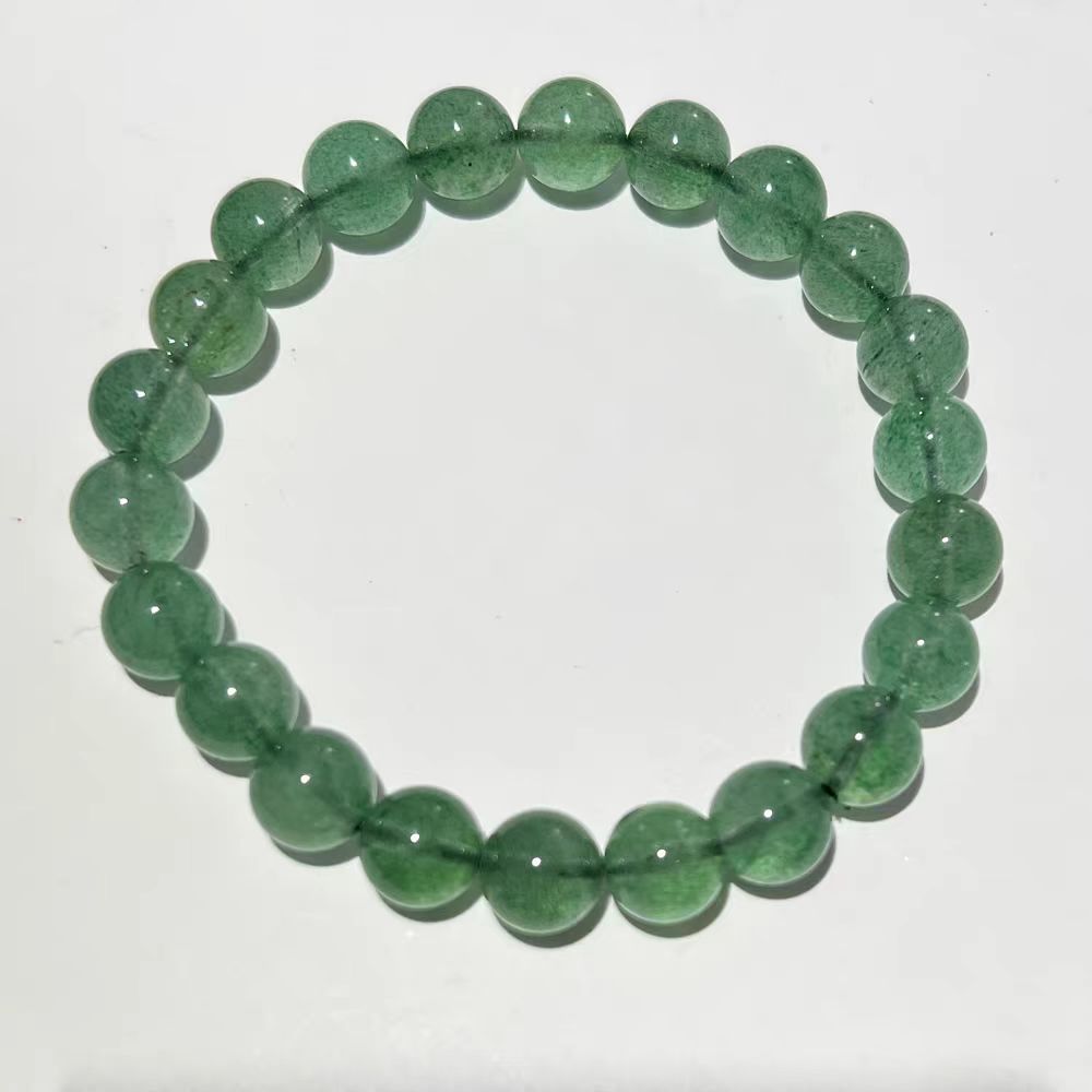 Green Strawberry Quartz Bracelet