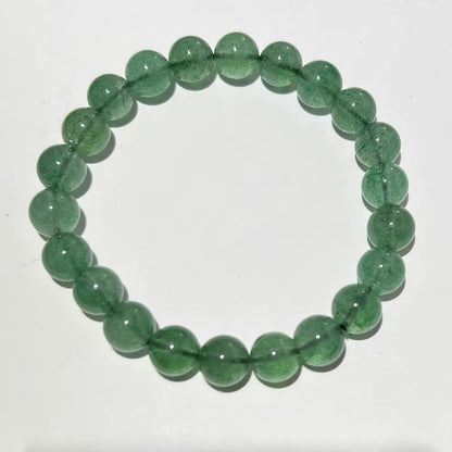Green Strawberry Quartz Bracelet