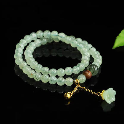 Natural Prehnite Crystal Bracelet