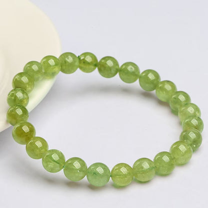 Natural Green Strawberry Quartz Bracelet