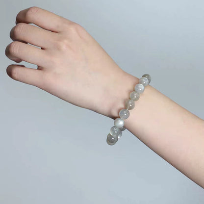 White Moon Cat's Eye Crystal