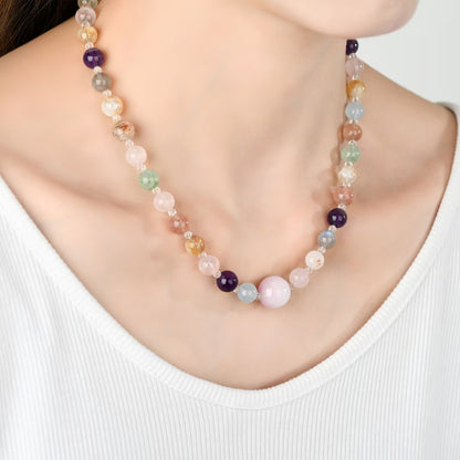 Colorful Natural Crystal Necklace