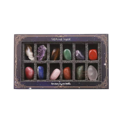Chakra Crystal Energy Box – 12 Natural Gemstones
