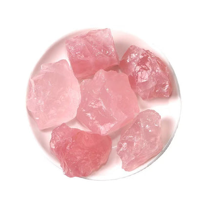 Raw Rose Quartz Chunks