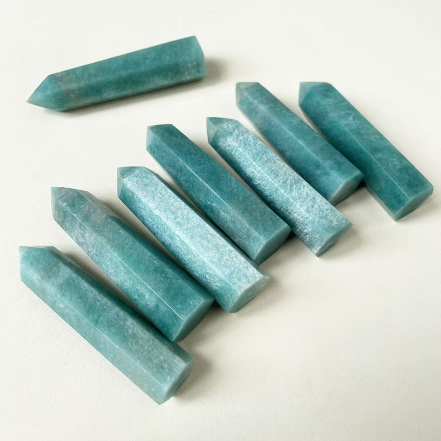 Natural Amazonite Crystal Tower