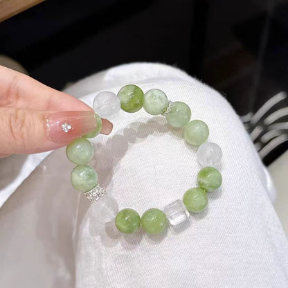 Green Jade Aura Crystal Bracelet
