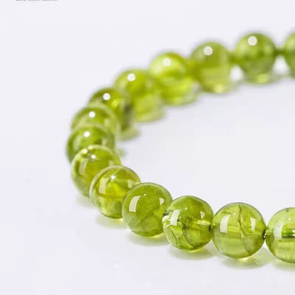Natural Green Strawberry Quartz Bracelet