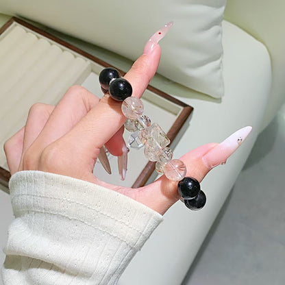 Black Rutile Quartz Protection Bracelet