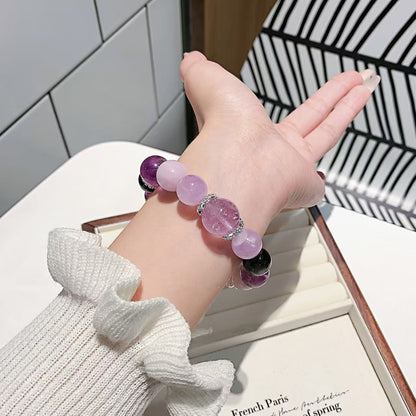 Amethyst & Rose Quartz Harmony Bracelet