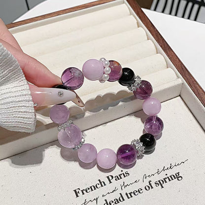 Amethyst & Rose Quartz Harmony Bracelet