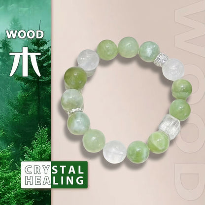 Green Jade Aura Crystal Bracelet