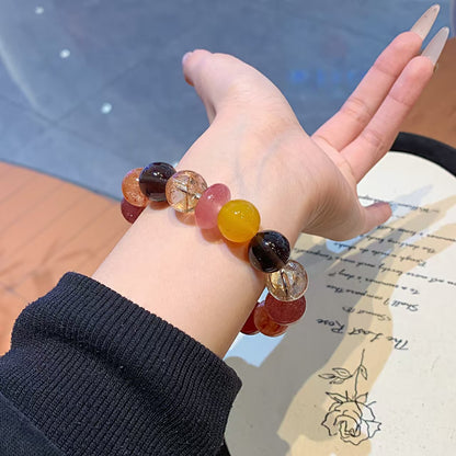 Strawberry Quartz Bracelet (8mm)