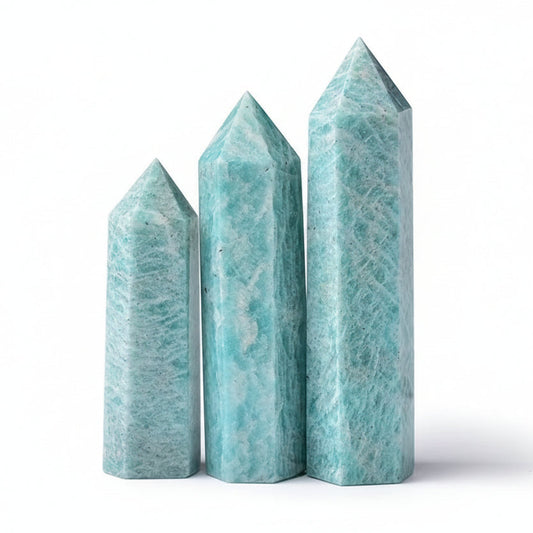 Natural Amazonite Crystal Tower