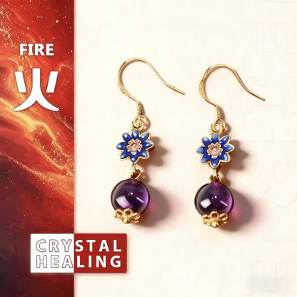 Amethyst Drop Earrings