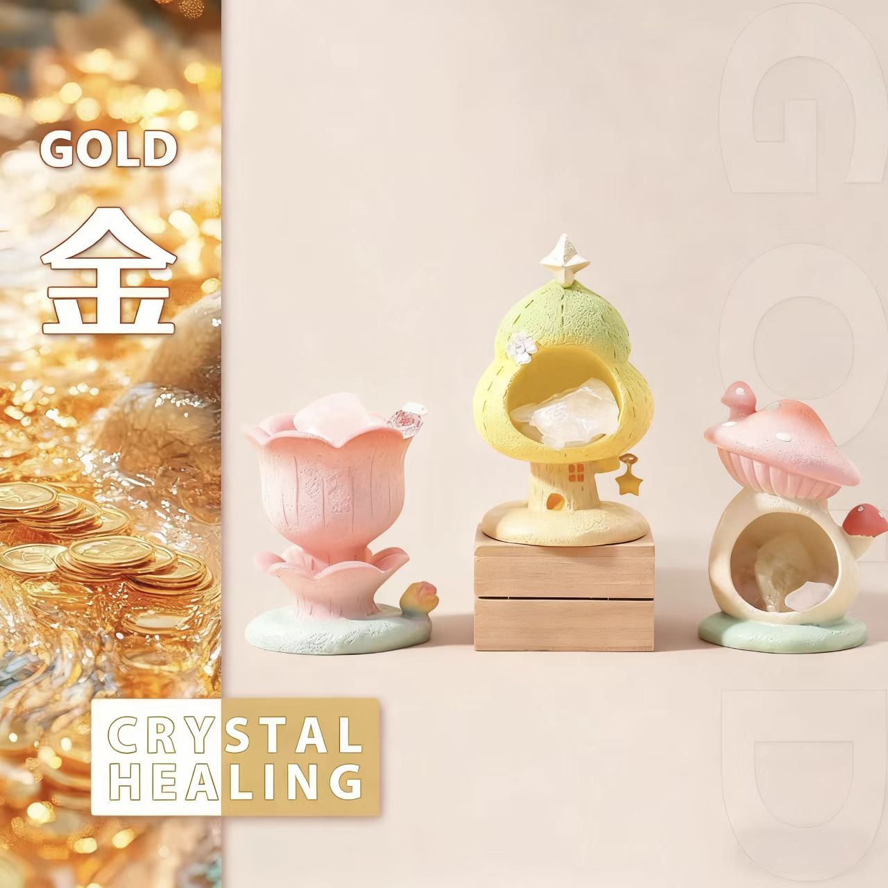 🌈Crystal Spirit Tree – DIY Secret Box (6 Designs + 1 Secret)