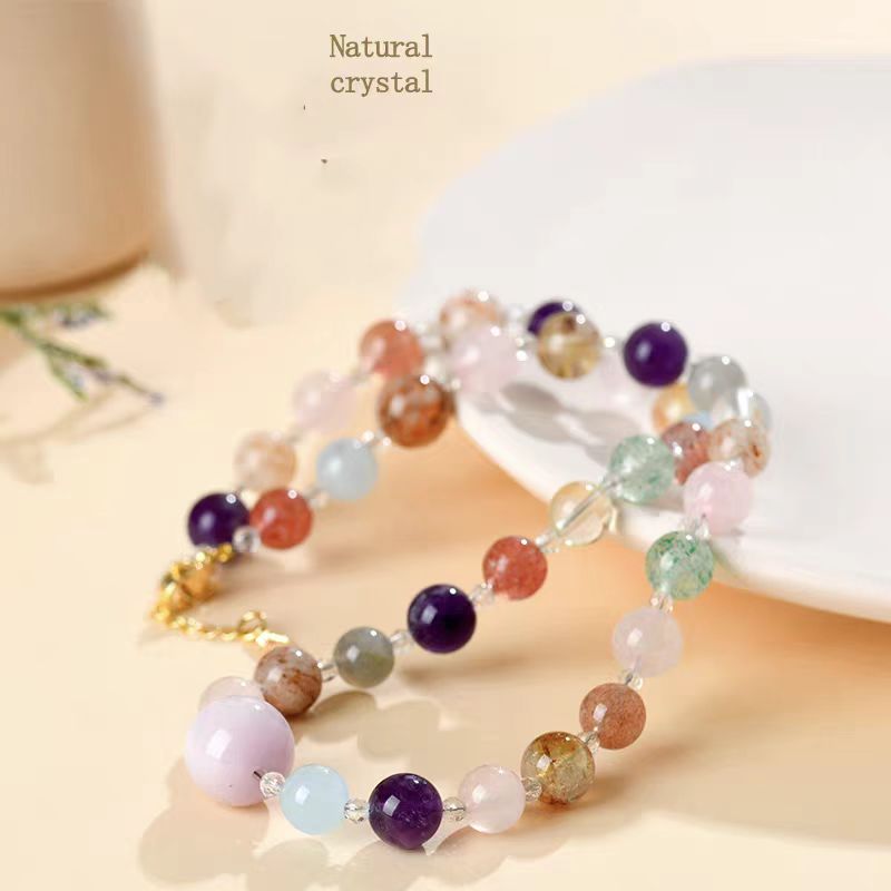 Colorful Natural Crystal Necklace