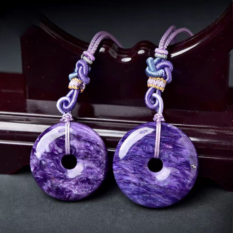 Charoite Peace Amulet Pendant