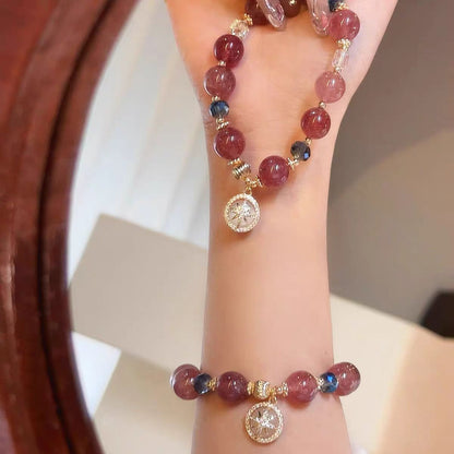 Strawberry Quartz  Bracelet