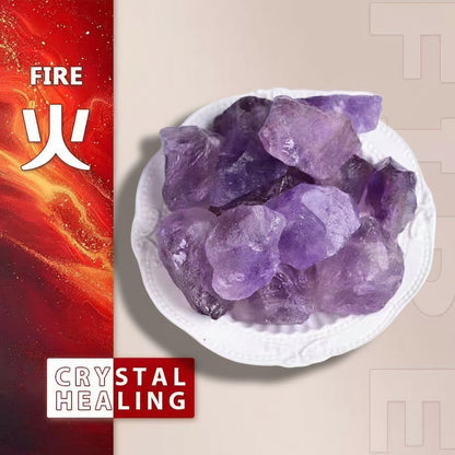 Raw Amethyst Stones for Decor, Cleansing & Diffuser Use