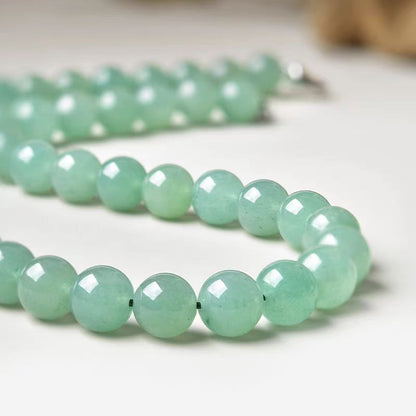 Soothing Aventurine Bead Necklace