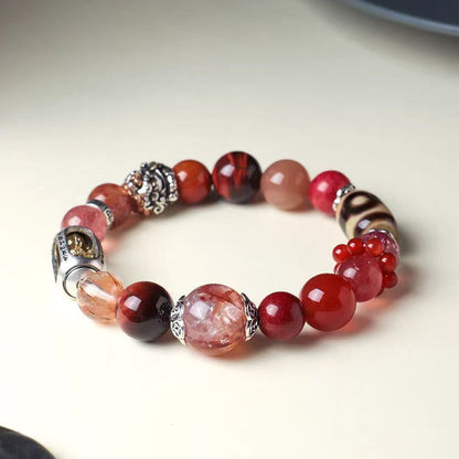 Red Tiger’s Eye Crystal Bracelet