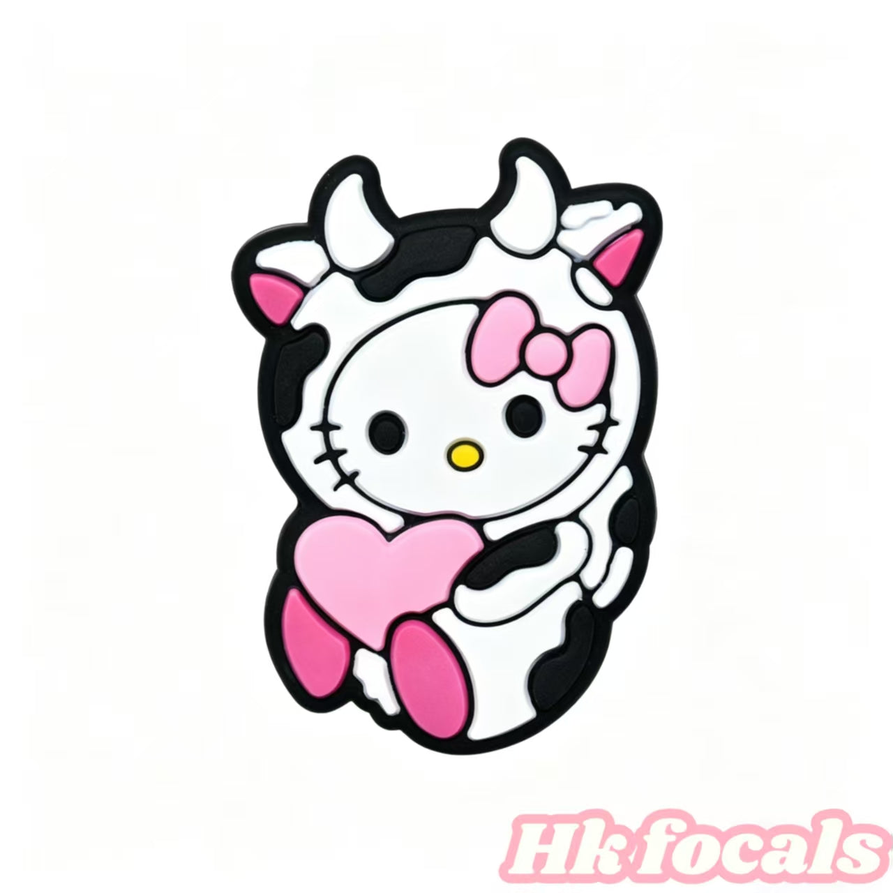 Kawaii Cartoon Kitty Silicone Focal Beads 🐱 | DIY Pacifier Clips, Keychains & Jewelry Making Supplies (Mixed Designs)20 pcs