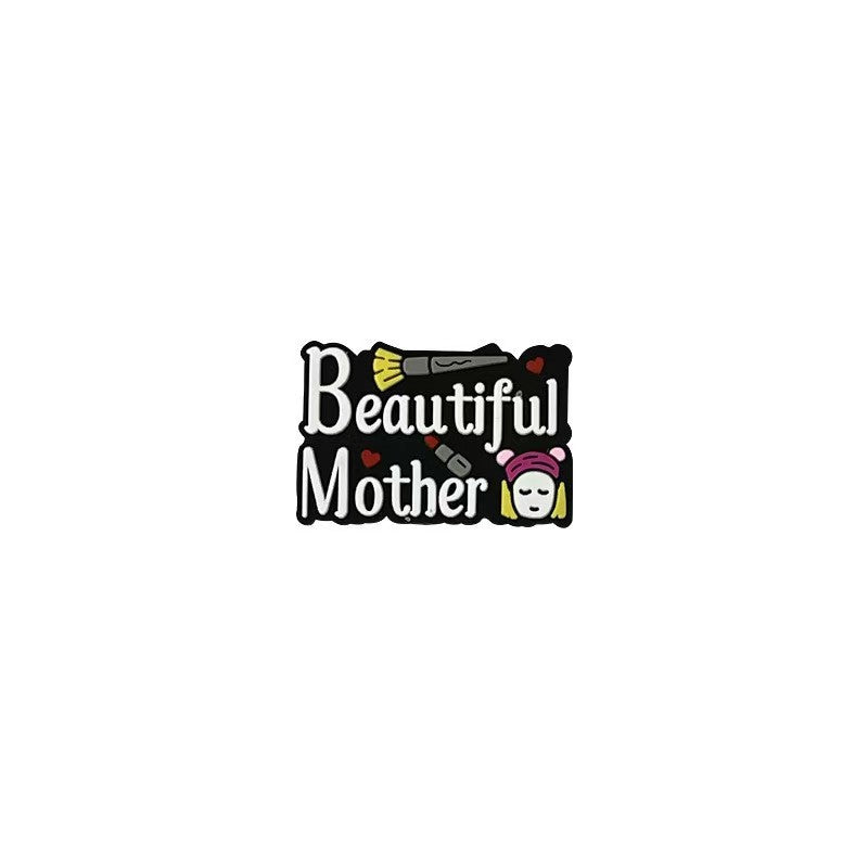 New Silicone Mother's Day Beads – 30mm Focal Drop Resin Beads for DIY Jewelry, Pens, Keychains & Craft Supplies