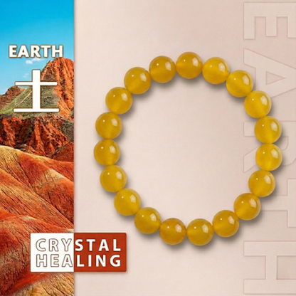 Yellow Agate Energy Bracelet