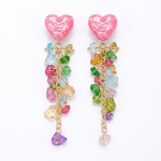 Candy Bloom Drop Earrings