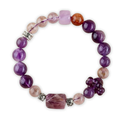 Natural Amethyst Crystal Bracelet