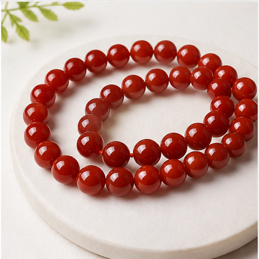 Natural Red Agate Loose Beads
