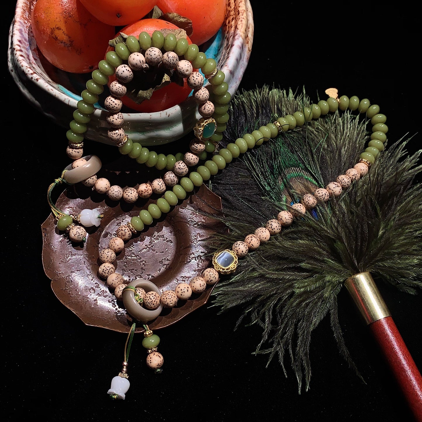 Dual-Layer Lotus Bracelet