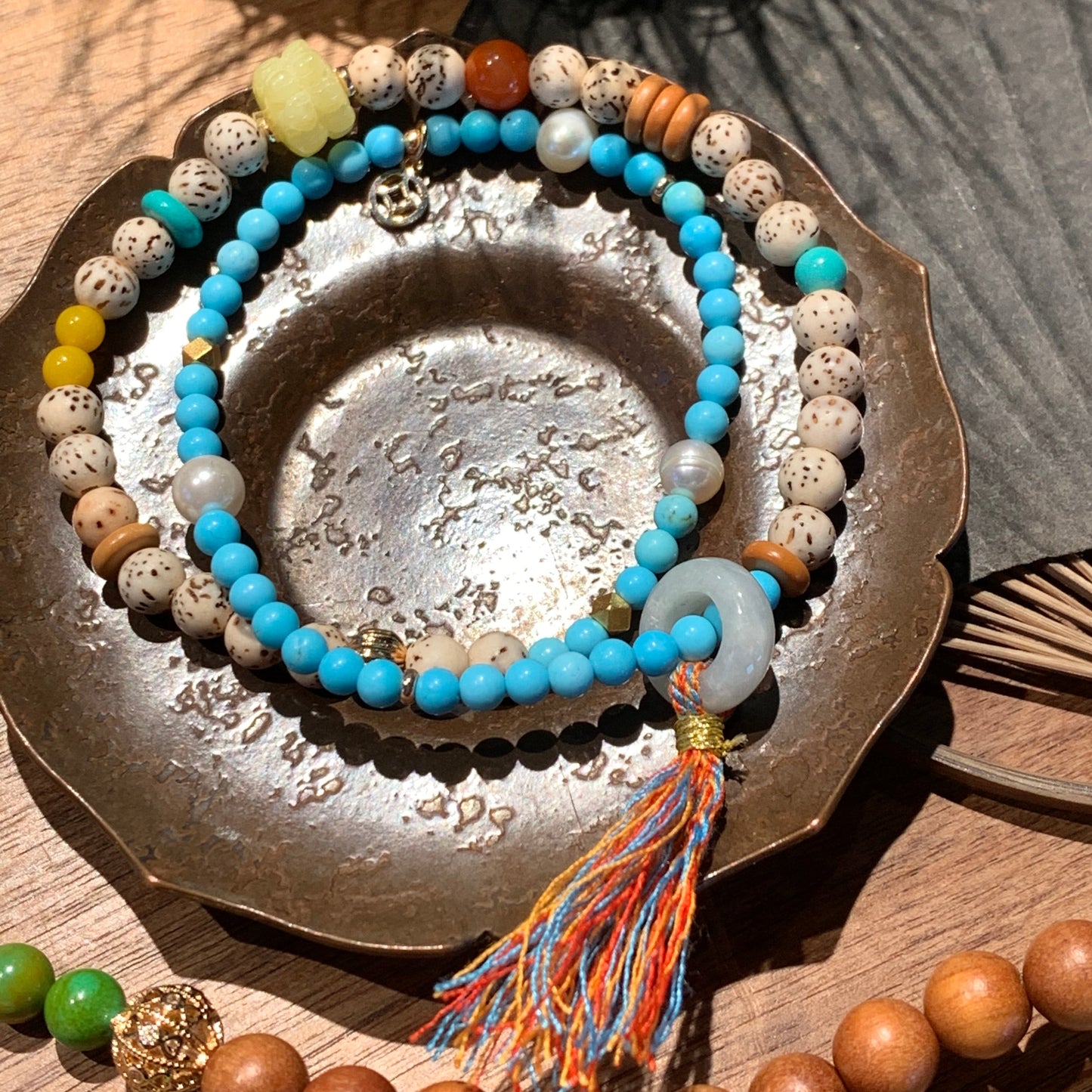 Ethnic Mountain Breeze Double-Layer  Bracelet