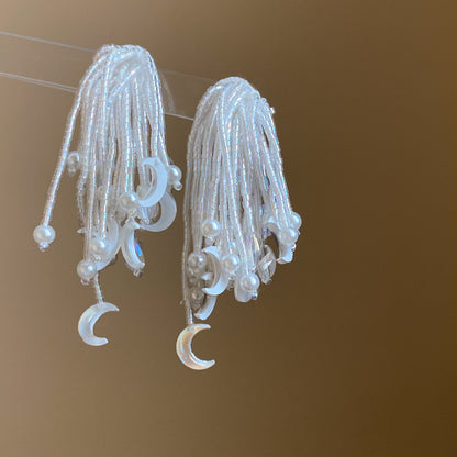 Bloom Cascade Handmade-Style Earrings