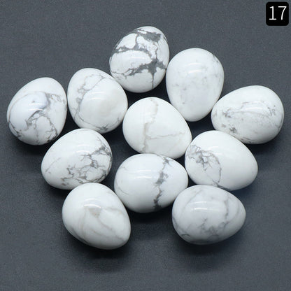 The Genesis Collection: 20mm Mini Natural Crystal & Agate Eggs | Spiritual Home Decor & Easter Energy Gifts