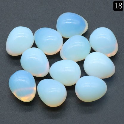 The Genesis Collection: 20mm Mini Natural Crystal & Agate Eggs | Spiritual Home Decor & Easter Energy Gifts