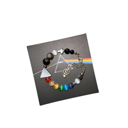 Prism Rainbow Charm Bracelet — Adjustable Chain