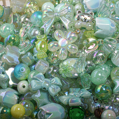 Acrylic loose beads DIY mobile phone chain bag chain beading accessories material