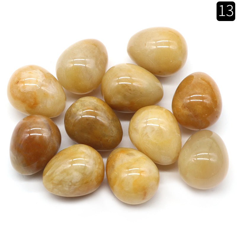 The Genesis Collection: 20mm Mini Natural Crystal & Agate Eggs | Spiritual Home Decor & Easter Energy Gifts