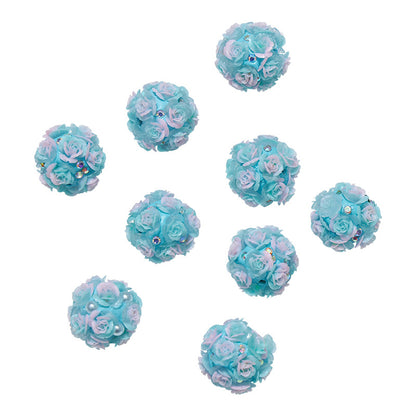 Rose Rhinestone Bead Charm for DIY Jewelry & Hanging Decor
