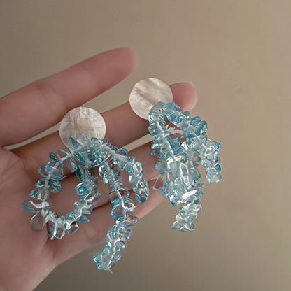 Bloom Cascade Handmade-Style Earrings