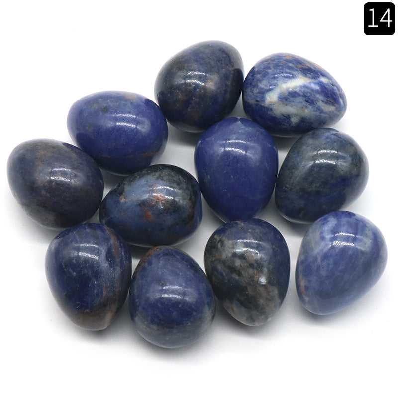 The Genesis Collection: 20mm Mini Natural Crystal & Agate Eggs | Spiritual Home Decor & Easter Energy Gifts
